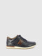 Sapatos com Atacadores em Azul Marinho